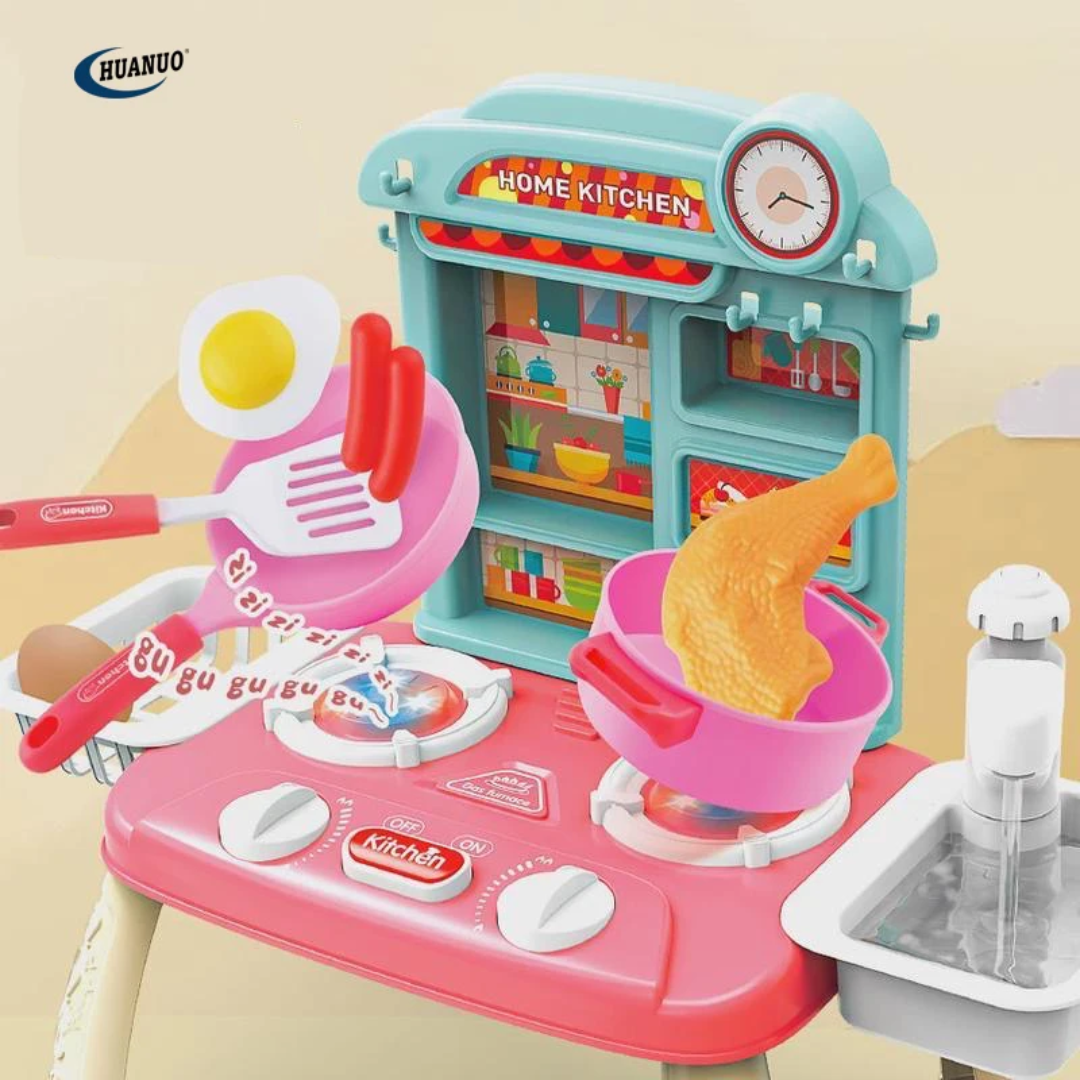 52pcs mini kitchen set-Fun pretend play cooking toys for kids