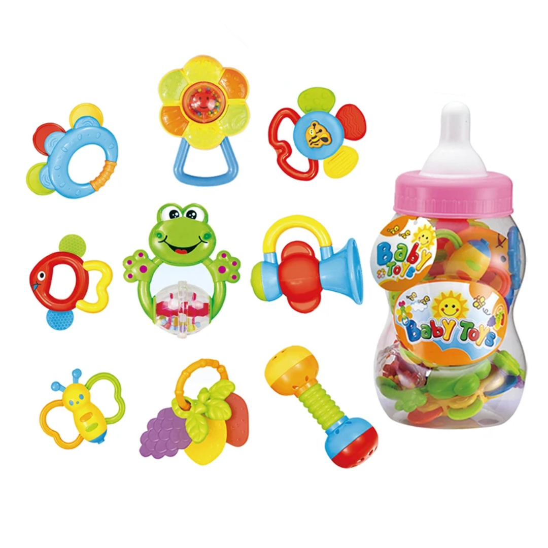 Baby Shakers Rattle Set – Fun and Safe Sensory Toy for Babies