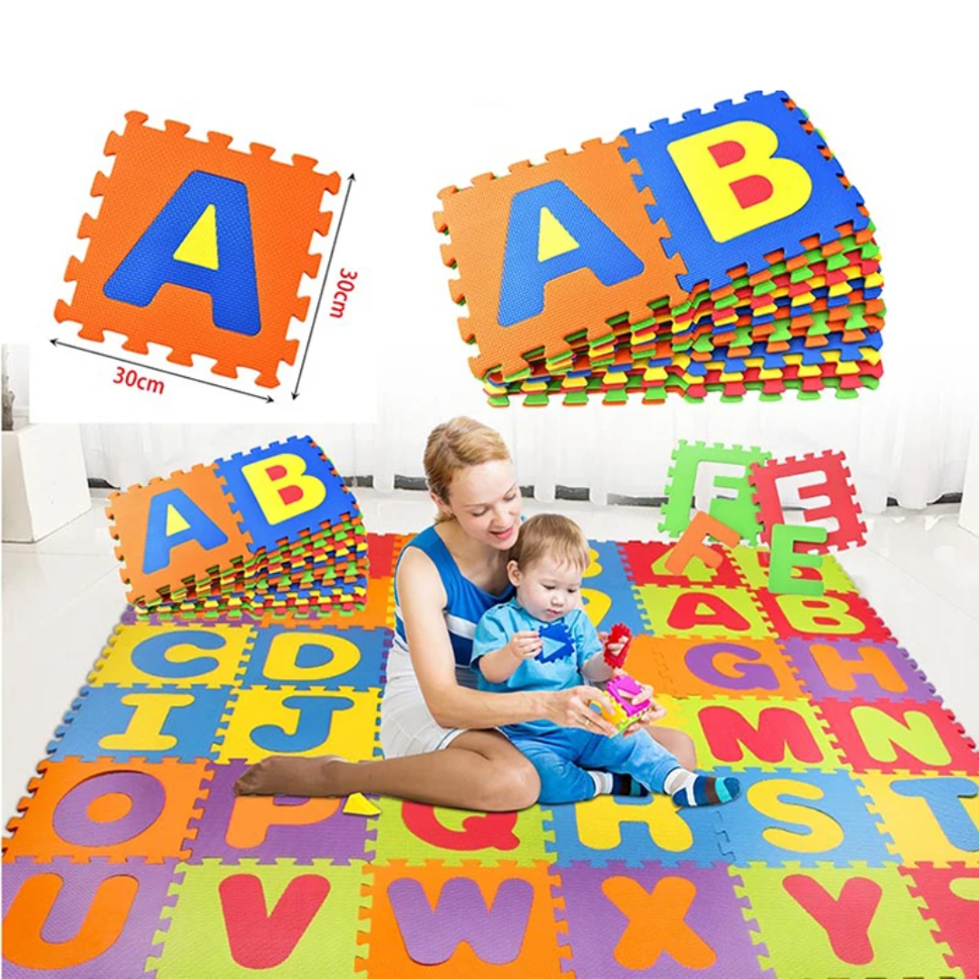 Alphabet A–Z Puzzle Mat – Educational Foam Play Mat for Kids