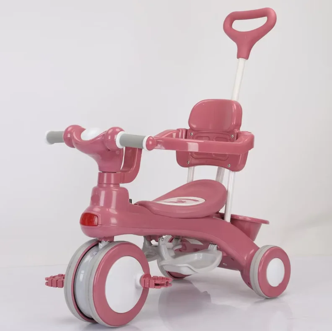 Trendy Kids Tricycle with Music & Stylish Design