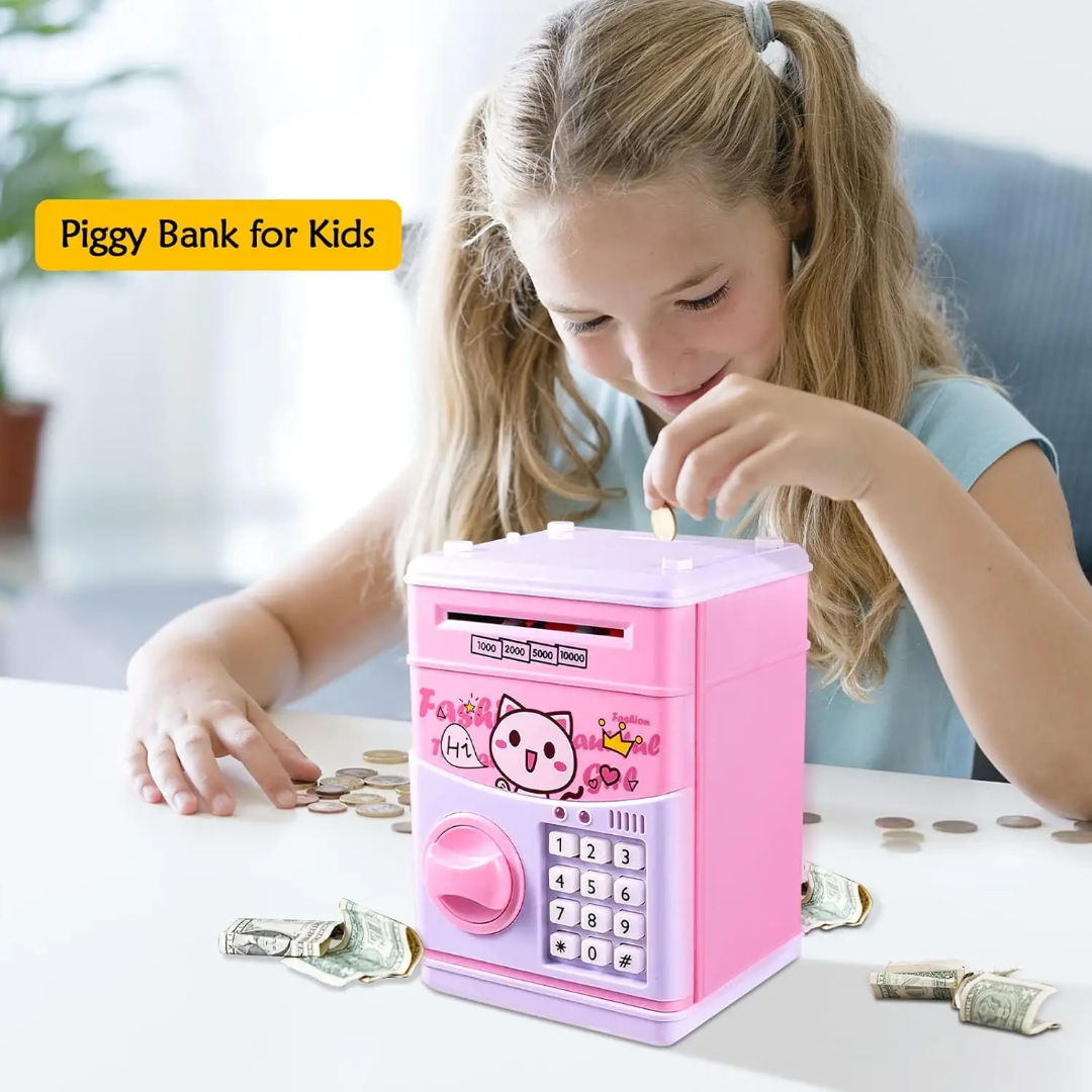 Kids piggy bank: Kids savings bank