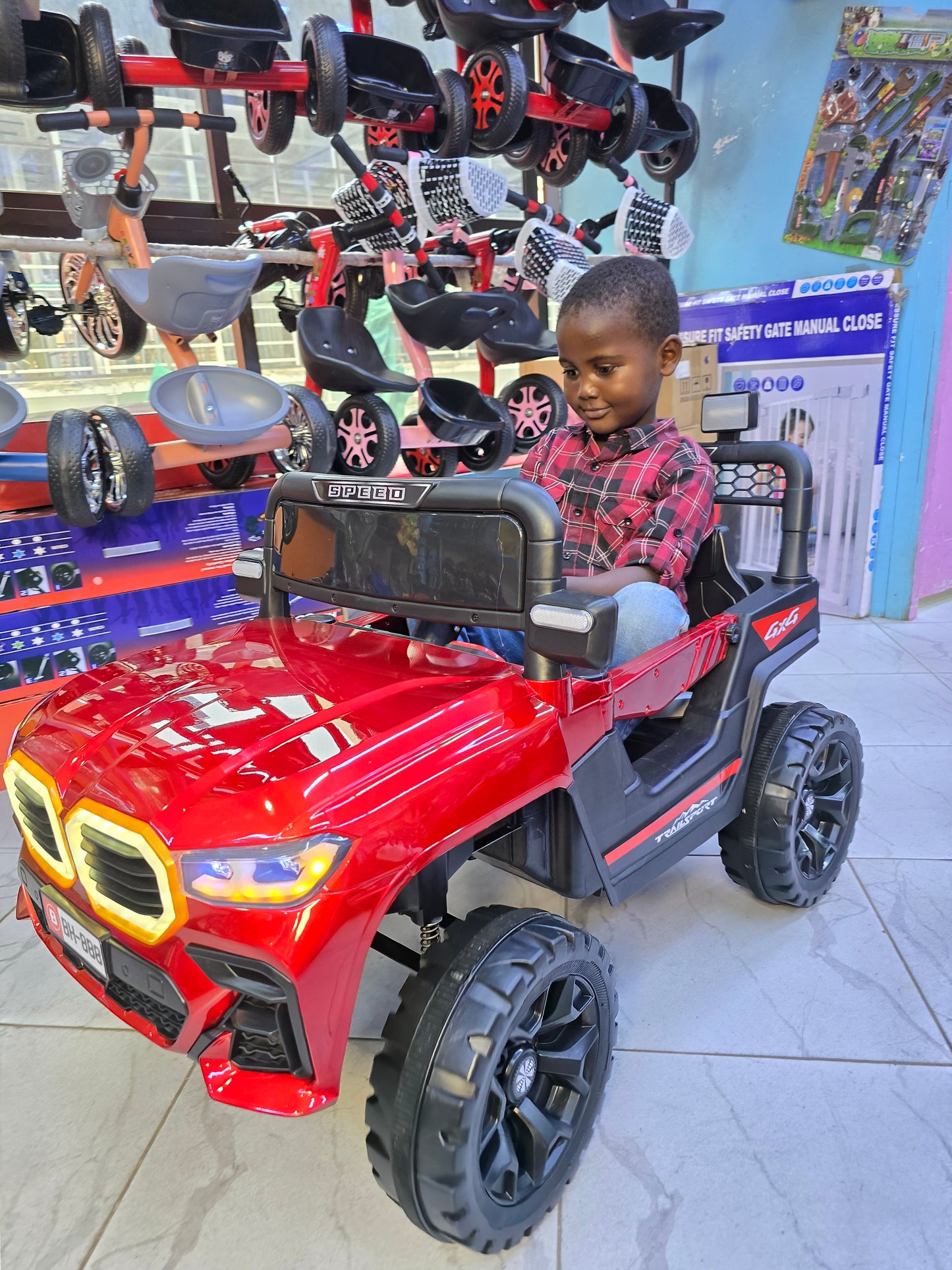 Kids Electric Car (1–6 Years) – Rechargeable Battery Powered Ride-On Car.