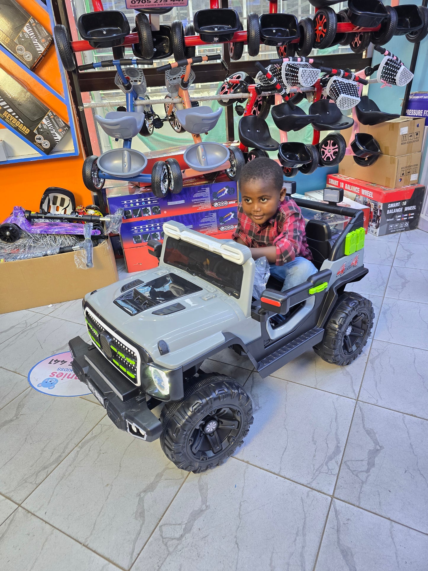 Kids Electric Car (1–7 Years) – Rechargeable Ride‑On Car