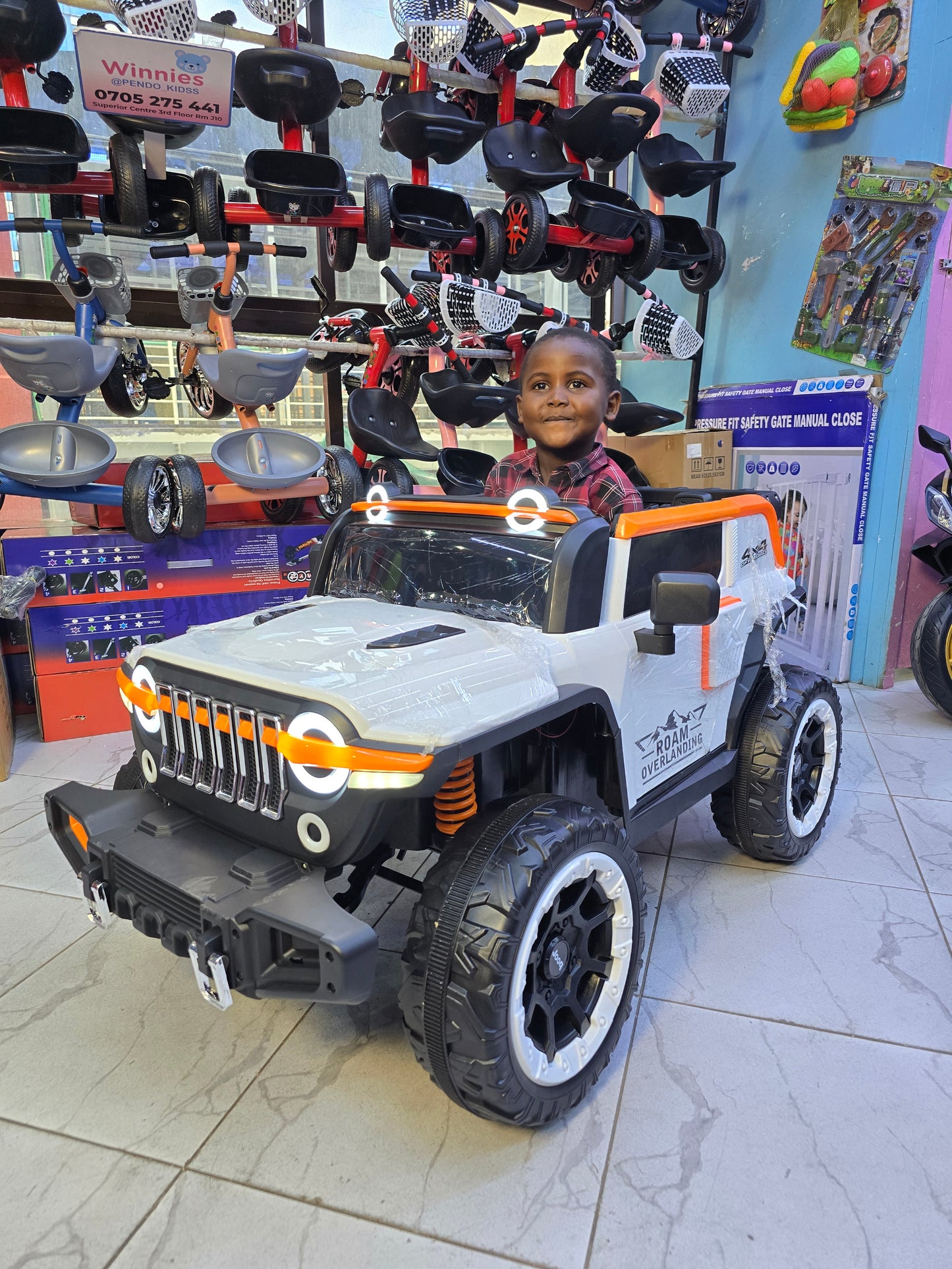 Kids Electric Car 2 to 8 Years– Rechargeable Ride‑On Toy Car