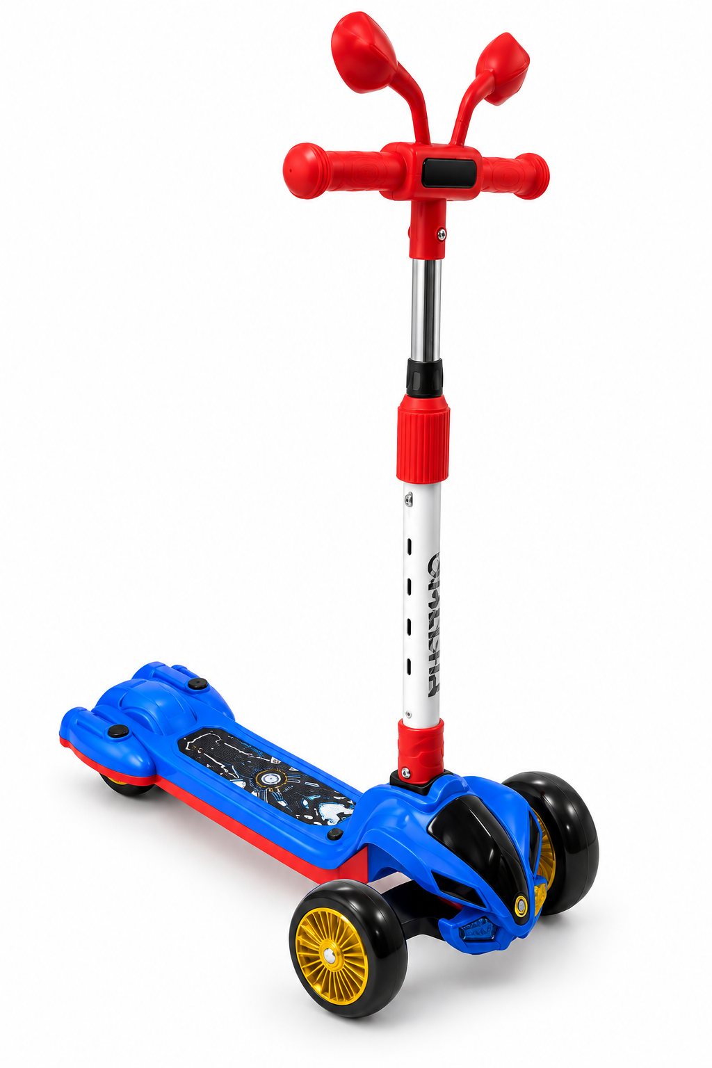Kids Foldable Scooter with Lights, Melodies and Smoke Effect