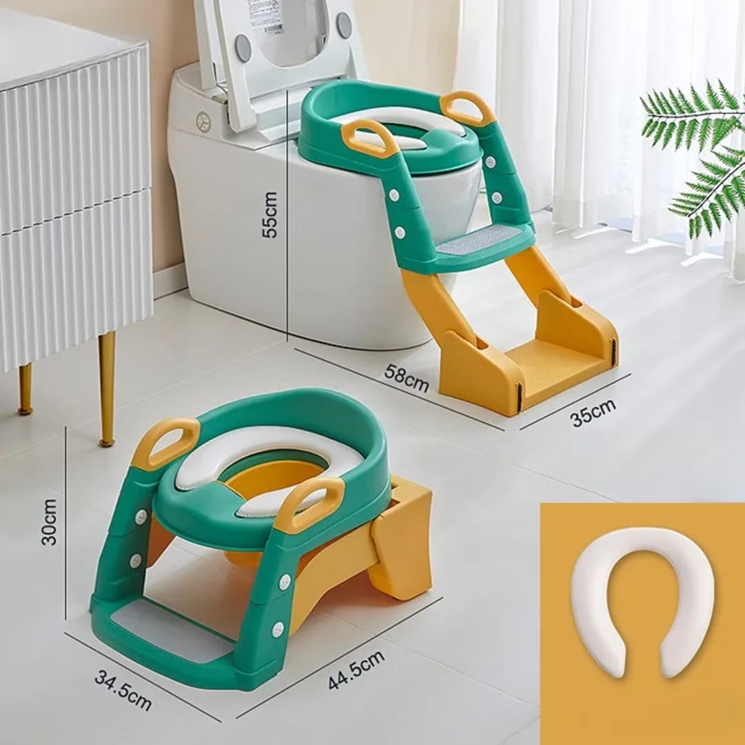2 in 1 potty ladder| Potty Training Seat with Ladder | Portable Kids Toilet ladder