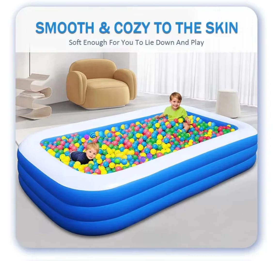 Inflatable Swimming Pool 305 × 183cm | Large Family Pool for Kids & Adults in Kenya