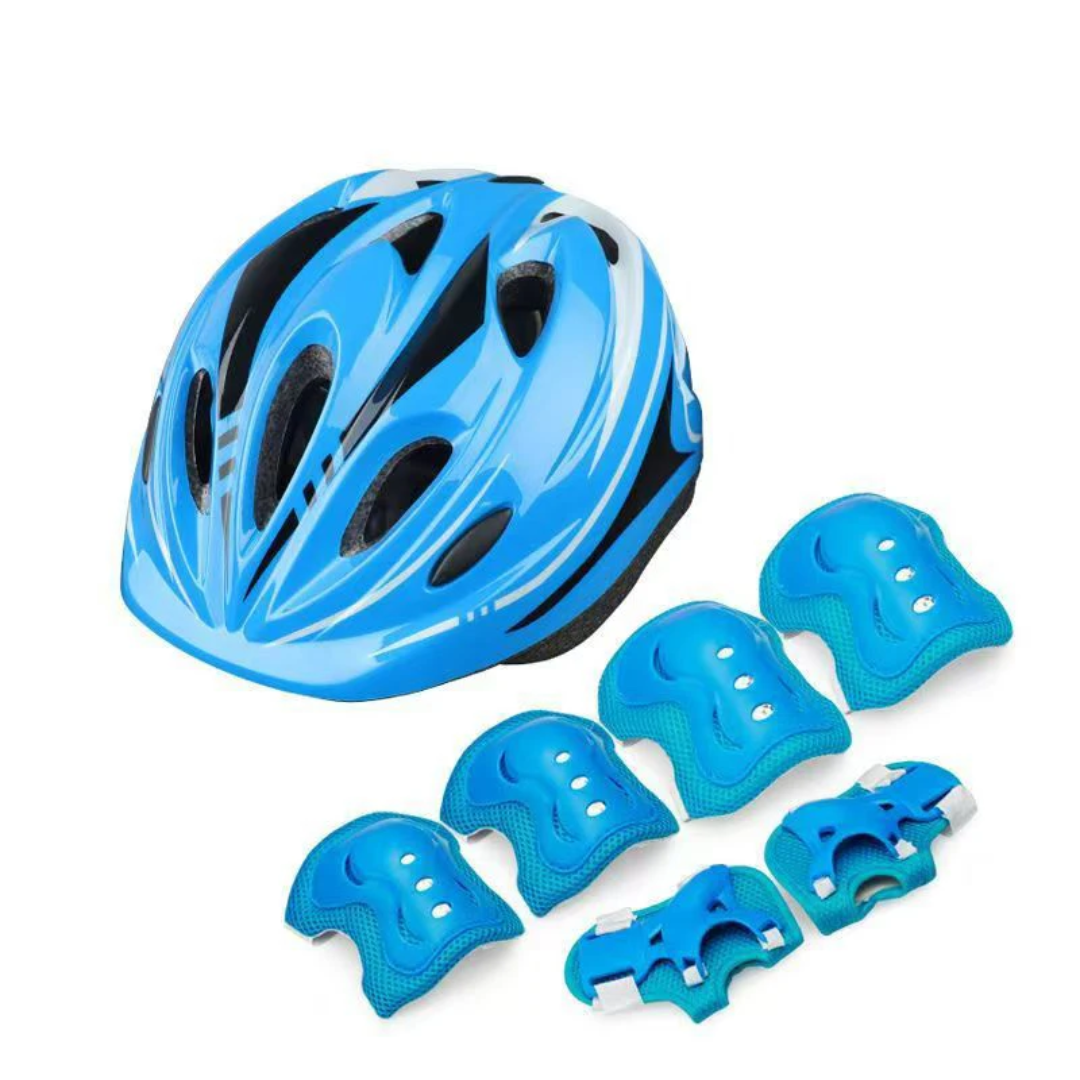 Saiben Hard Helmet & Safety Guards – Skating, Biking & Scooting Safety Gear