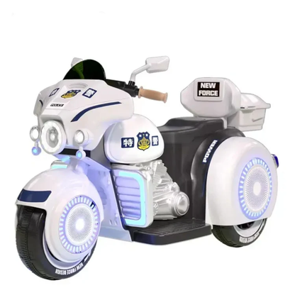 SWAT Police Electric Toy Motorbike for Kids