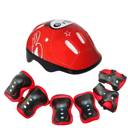 Soft Helmet with Protective Guards Set – Lightweight Safety Gear for Kids