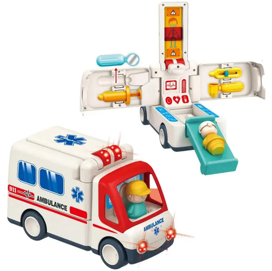 Kids Toy Ambulance car With Lights and sound