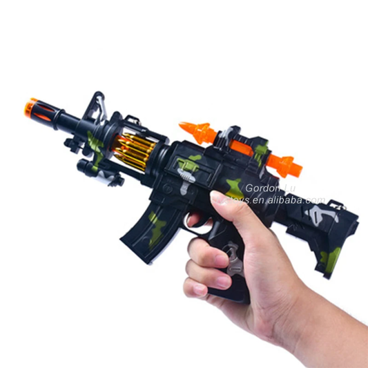Kids toy gun with flash lights and mist