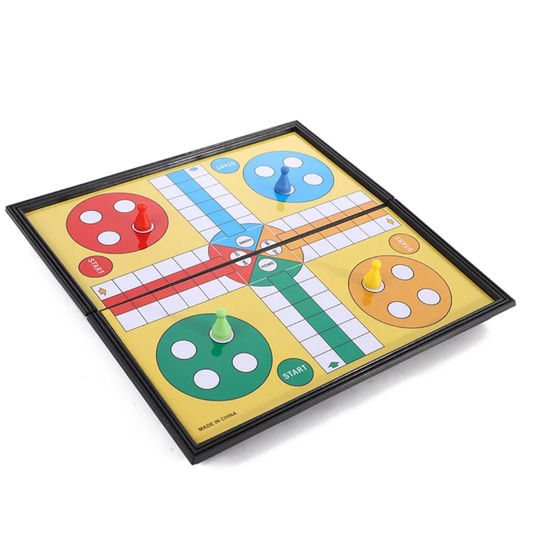 Portable Ludo Brains  Magnetic Board For Kids– Travel-Friendly Family Fun