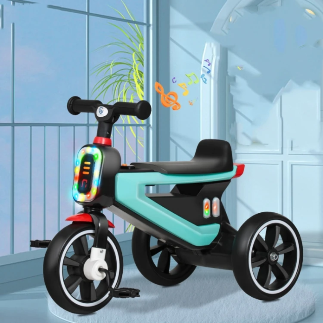 Premium kids tricycle with lights and melodies for 1 to 4yrs