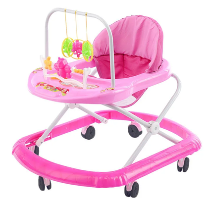 Simple Baby Walker with Hanging Toys & Melodies