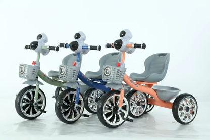 Kids Tricycle with Gray Seat, Lights & Melodies