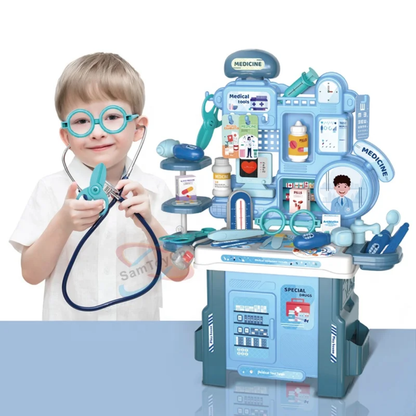 42-Piece Kids Doctor Play Set | Medical Role Play Toy with Doctor Station