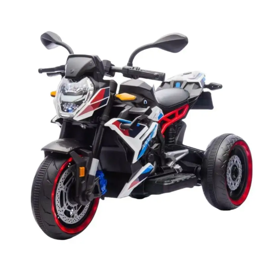 Kids Electric Motorbike for Ages 3–10 Years | 3-Wheel Rechargeable Ride-On Bike