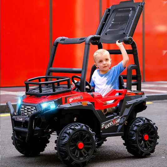 Kids Electric Off-Road Jeep for Ages 2–10 Years | Rechargeable Ride-On Car