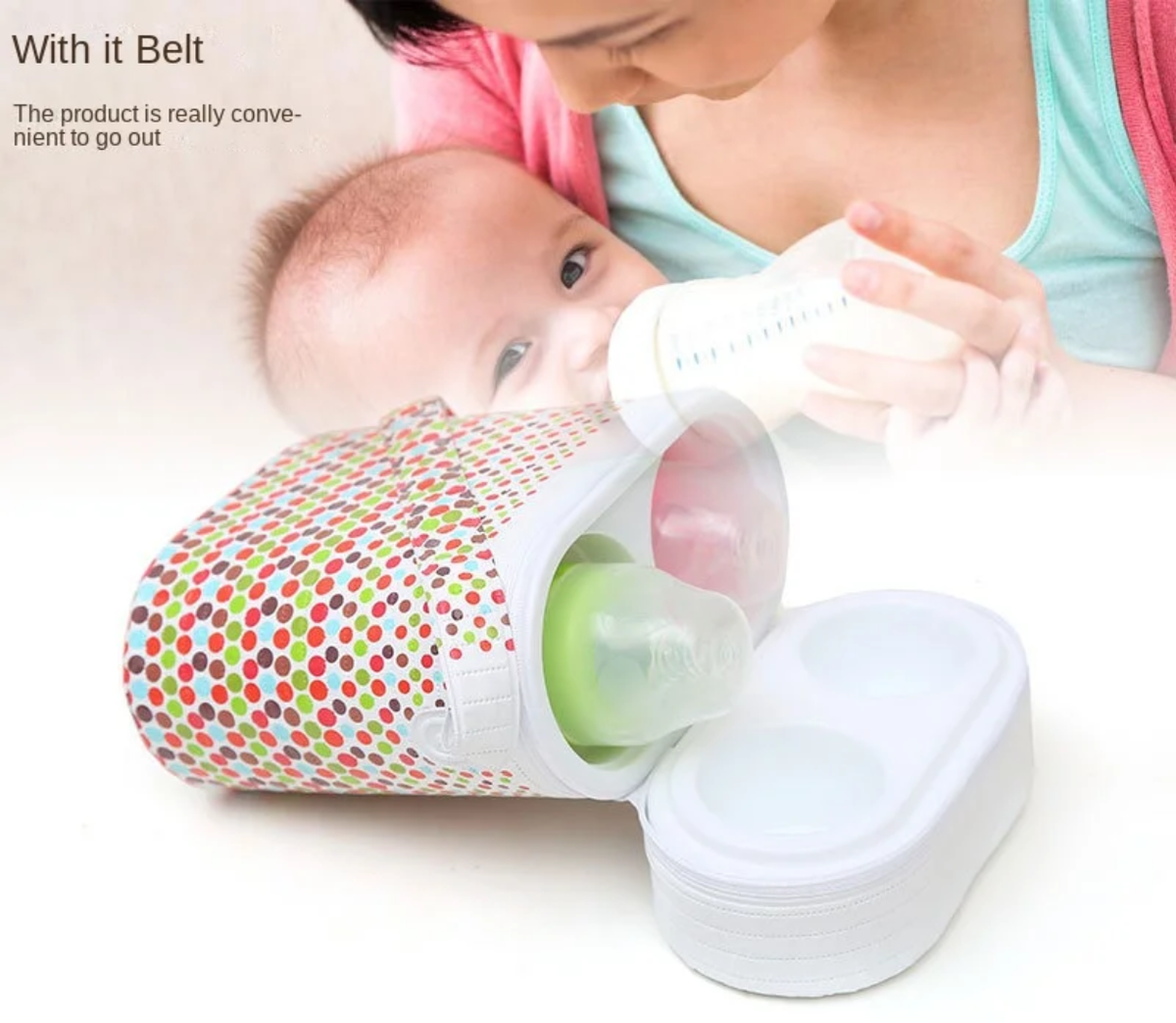 Baby Bottle Warmer with 2 Feeding Bottles