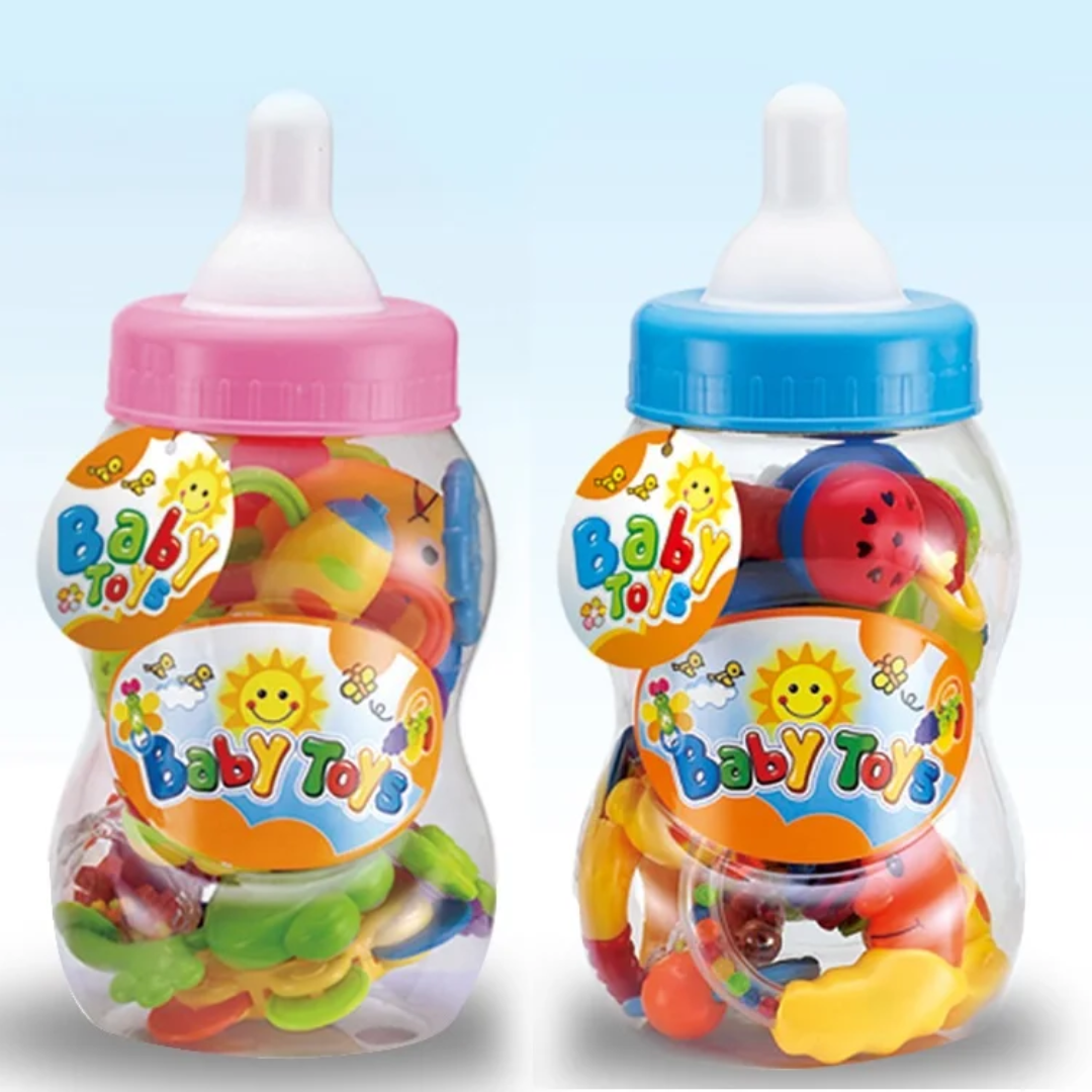 Baby Rattle Set – Colorful Sensory Toys for Babies
