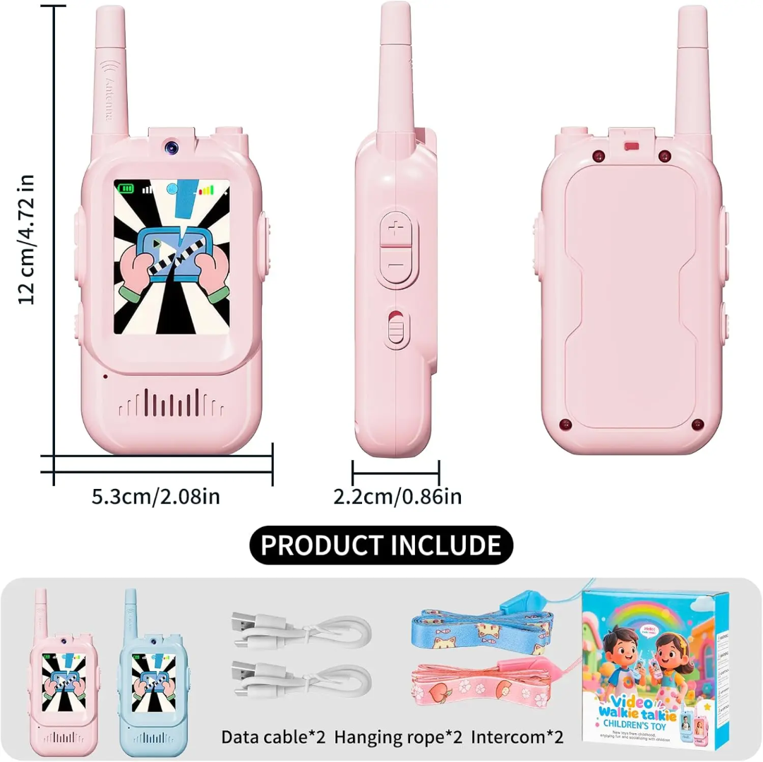 Kids Video Walkie Talkie – 2-Way Video Communication Toy