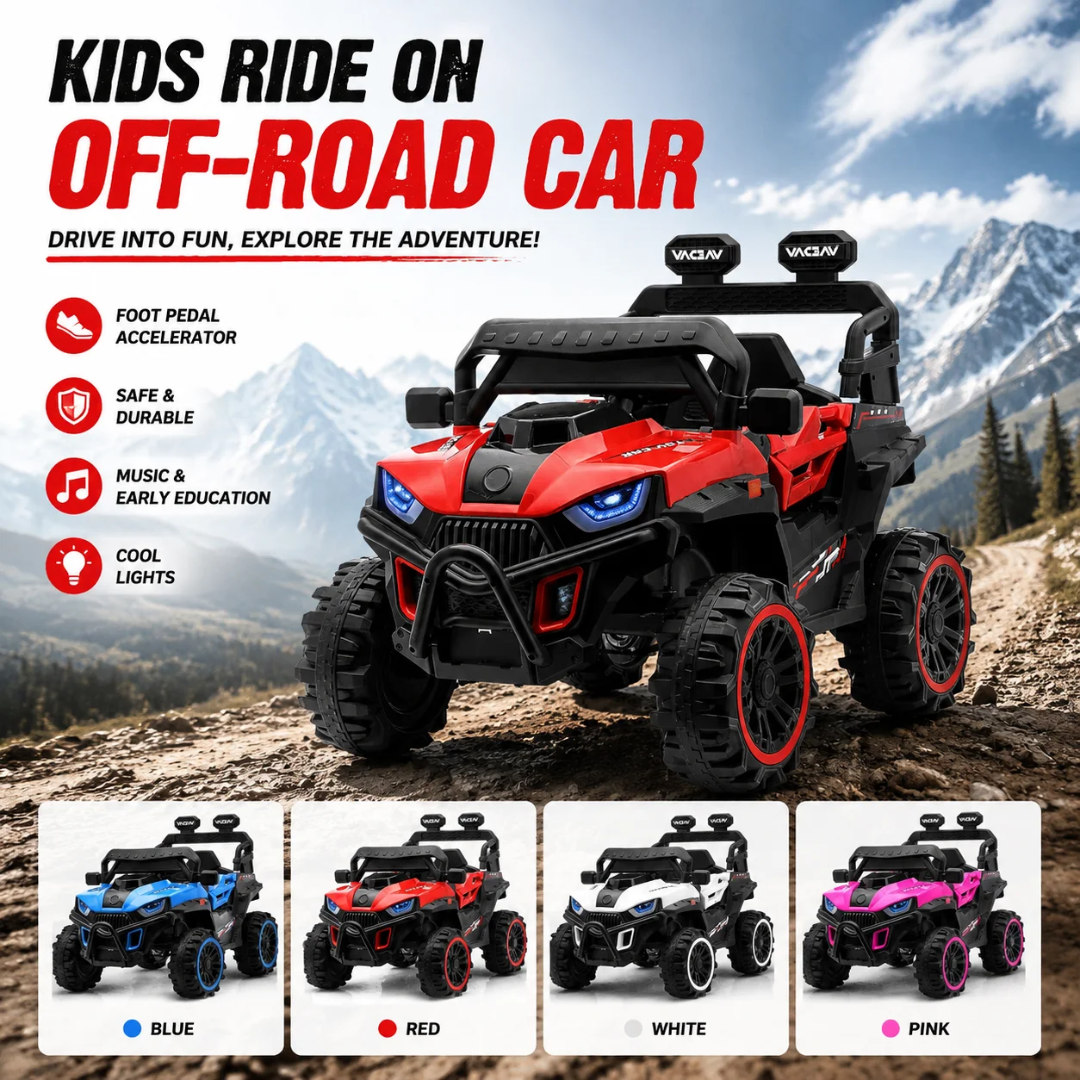 Kids Ride-On Electric Car – Remote Control & Self Drive