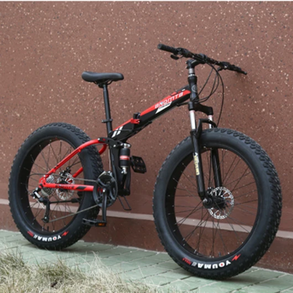 Size 26 Foldable Fat Bike – Mountain Bike with 7 Gears