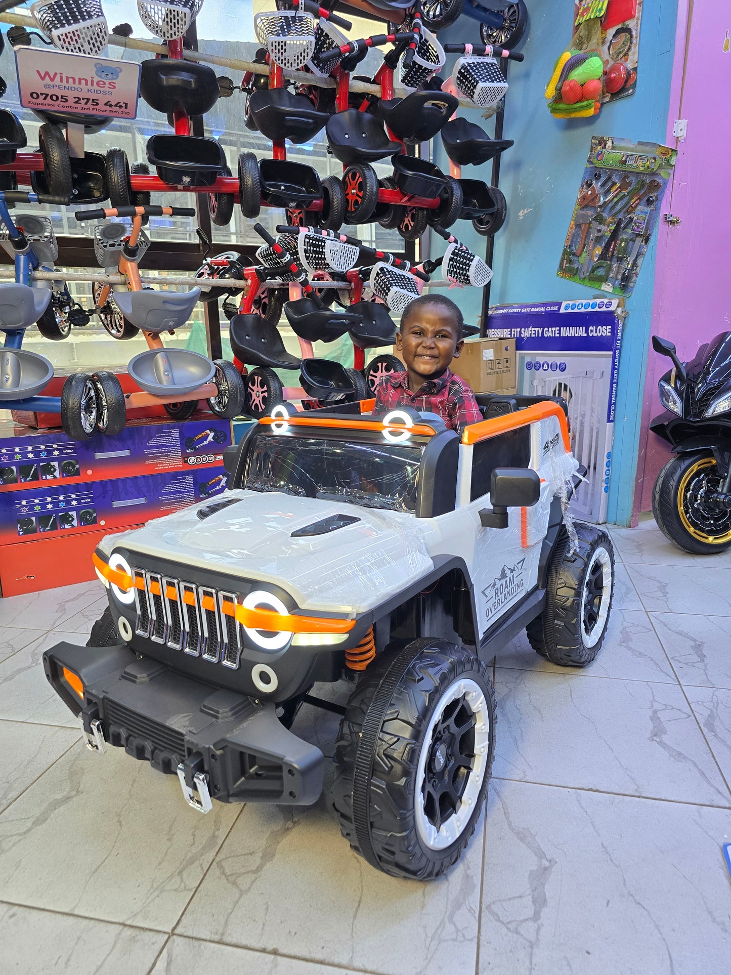 Kids Electric Car 2 to 8 Years– Rechargeable Ride‑On Toy Car