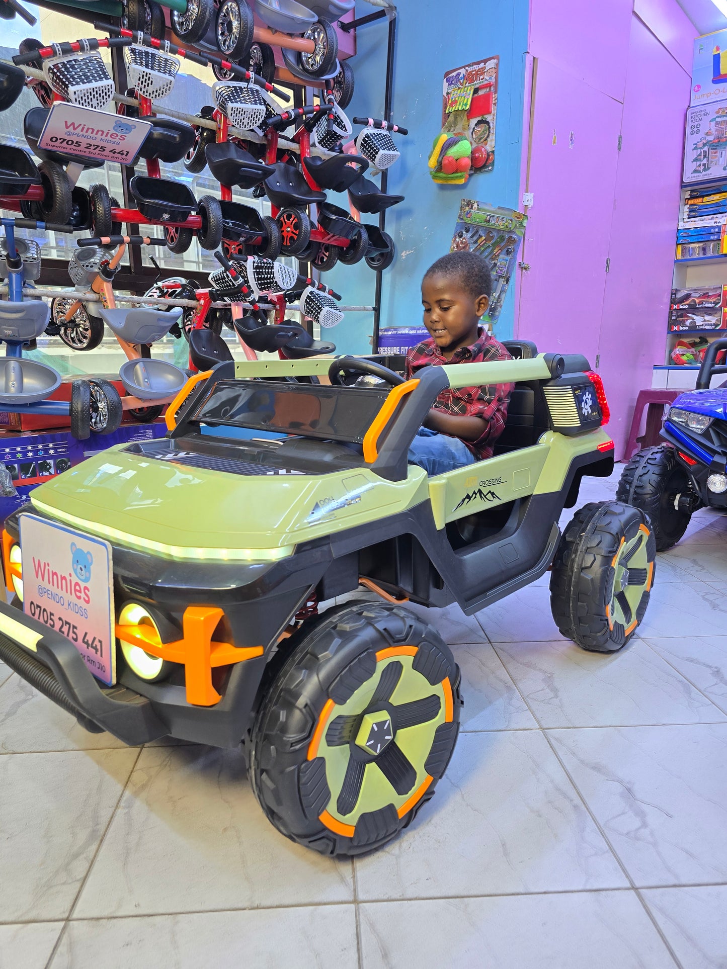 Kids Electric Car (3–13 Years) – Rechargeable Ride-On Car