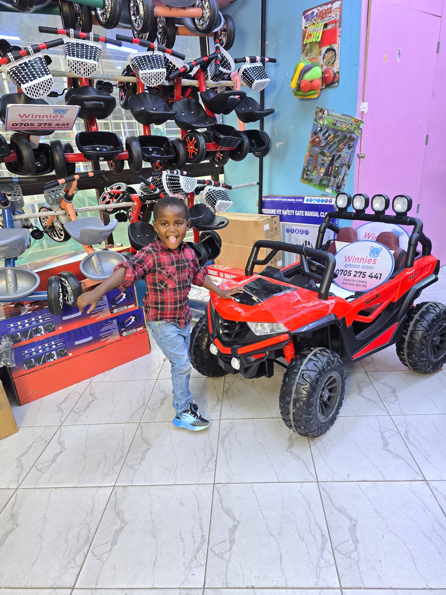 Kids electric ride on car