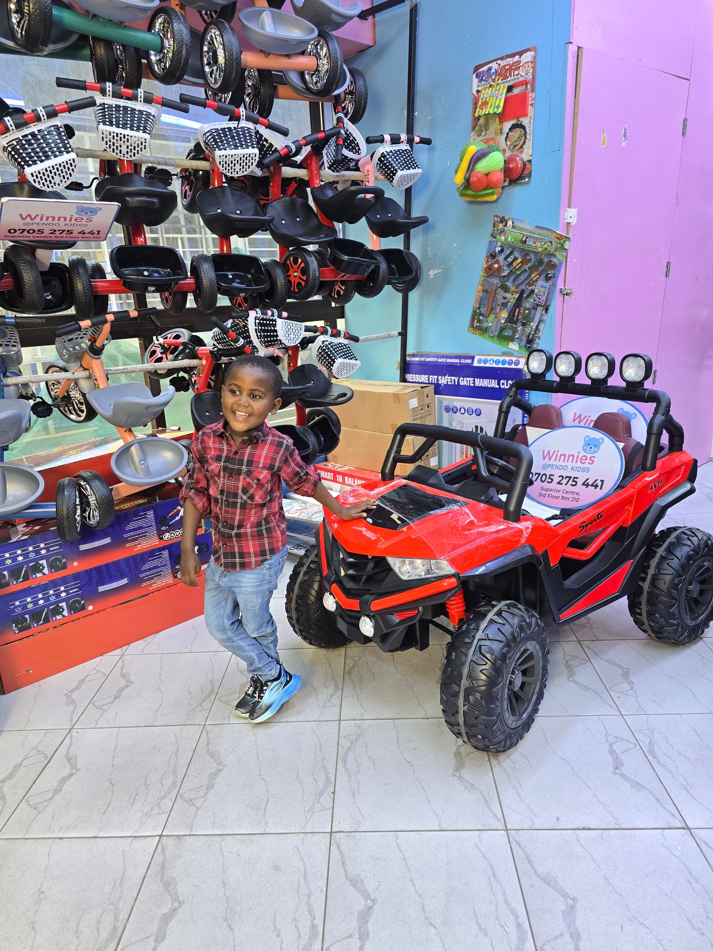 Kids electric ride on car