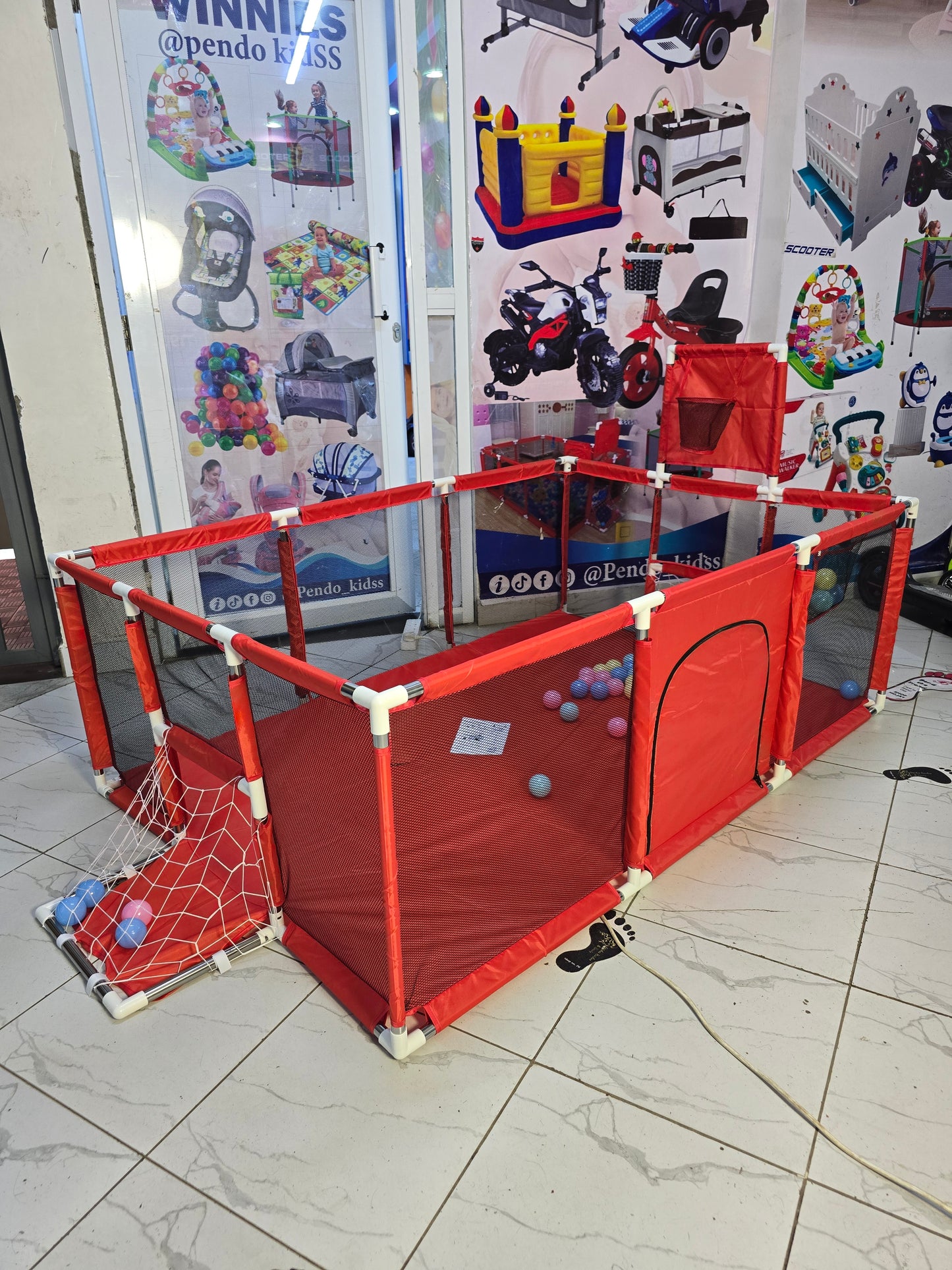 120 x 180cm Baby Playpen / Play Yard| play fence with 30 Soft Balls