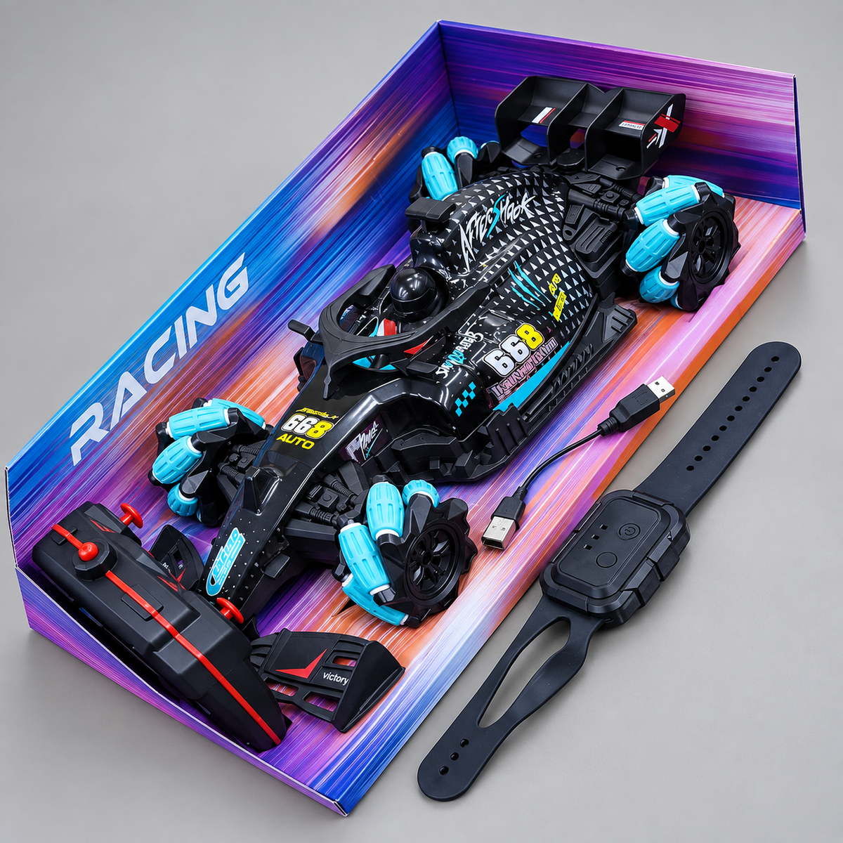 Formula One Stunt Car – Remote & Gesture Control