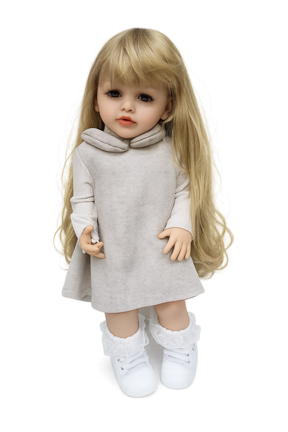 24-Inch Reborn Baby Doll | Realistic Baby Doll with Soft Hair and cute Outfit