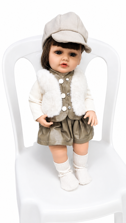 24-Inch Reborn Baby Doll | Realistic Baby Doll with Soft Hair and cute Outfit