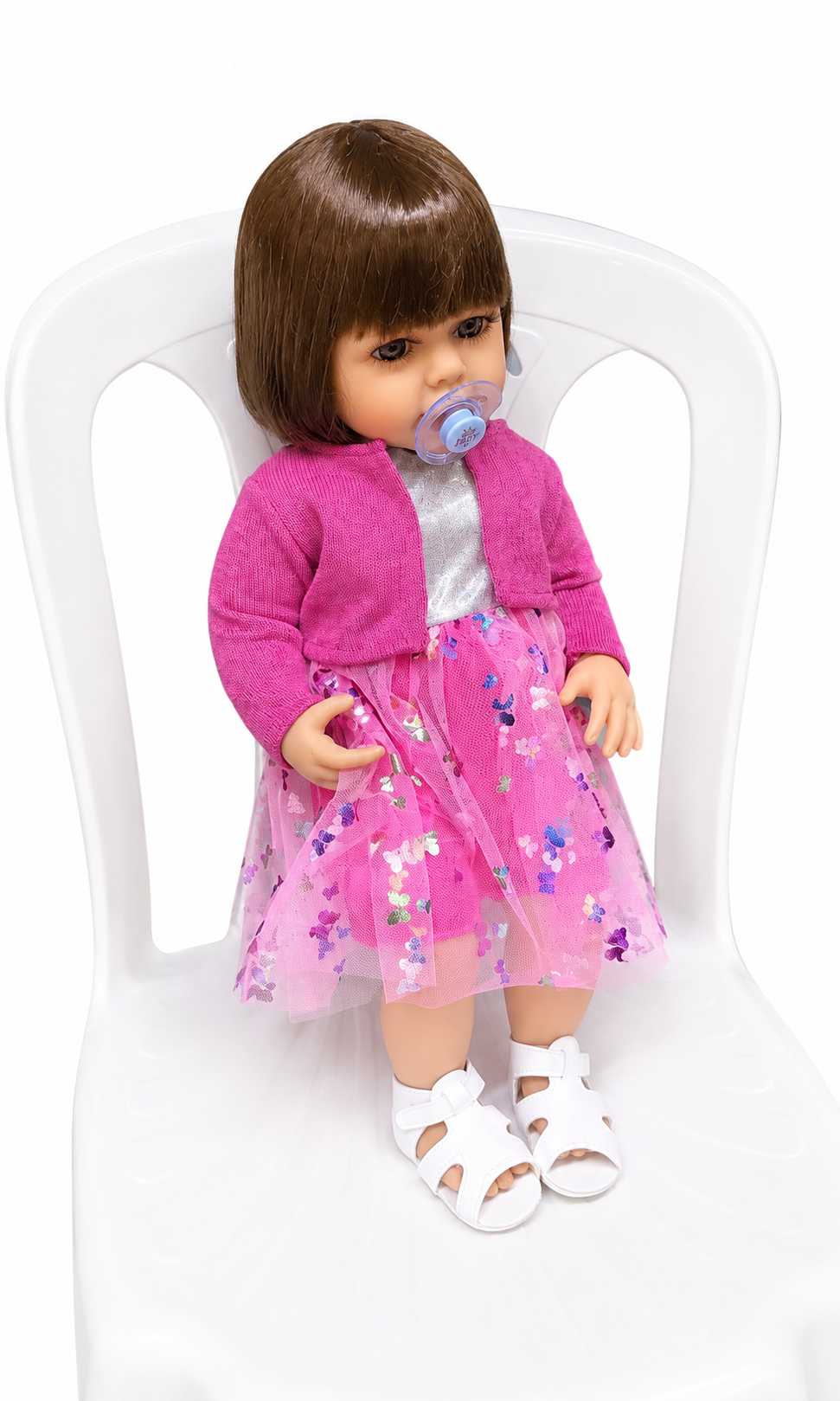 24-Inch Reborn Baby Doll | Realistic Baby Doll with Soft Hair and cute Outfit