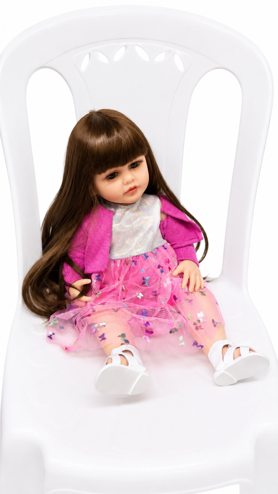 24-Inch Reborn Baby Doll | Realistic Baby Doll with Soft Hair and cute Outfit