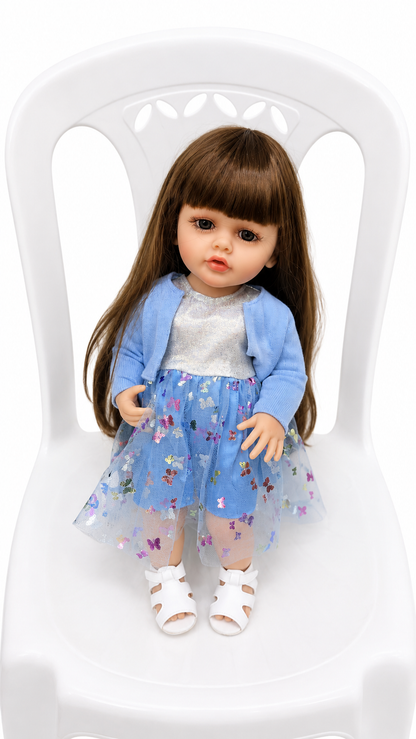 24-Inch Reborn Baby Doll | Realistic Baby Doll with Soft Hair and cute Outfit
