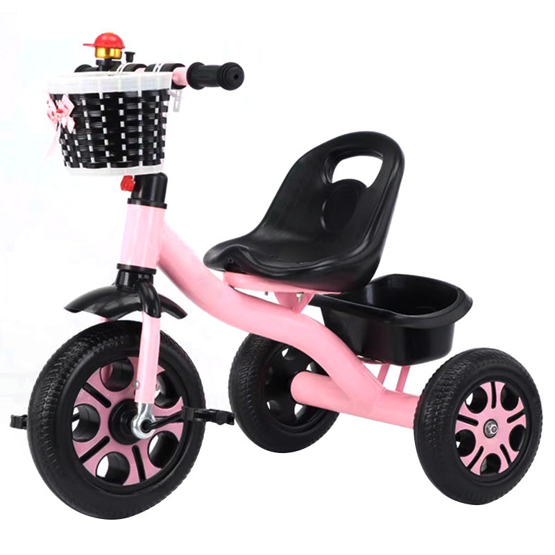 Kids Tricycle with Basket | Adjustable 3-Wheel Pedal Trike for Ages 2-4 Years
