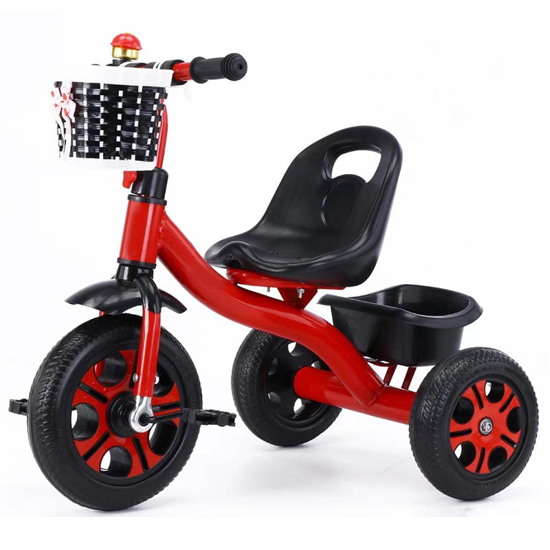 Kids Tricycle with Basket | Adjustable 3-Wheel Pedal Trike for Ages 2-4 Years