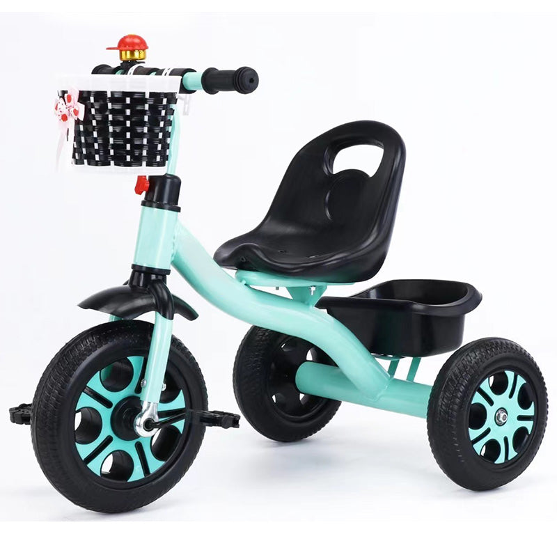 Kids Tricycle with Basket | Adjustable 3-Wheel Pedal Trike for Ages 2-4 Years