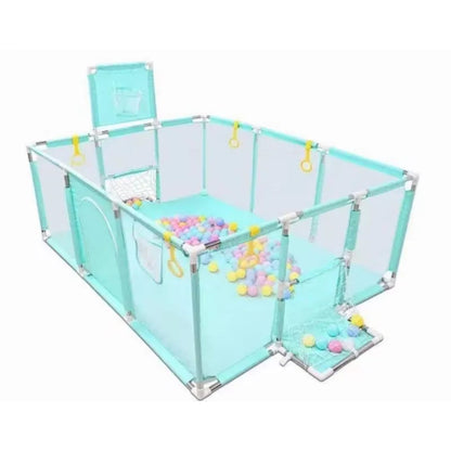 Portable Baby Playpen|play yard|  Rectangular play fence with soft balls