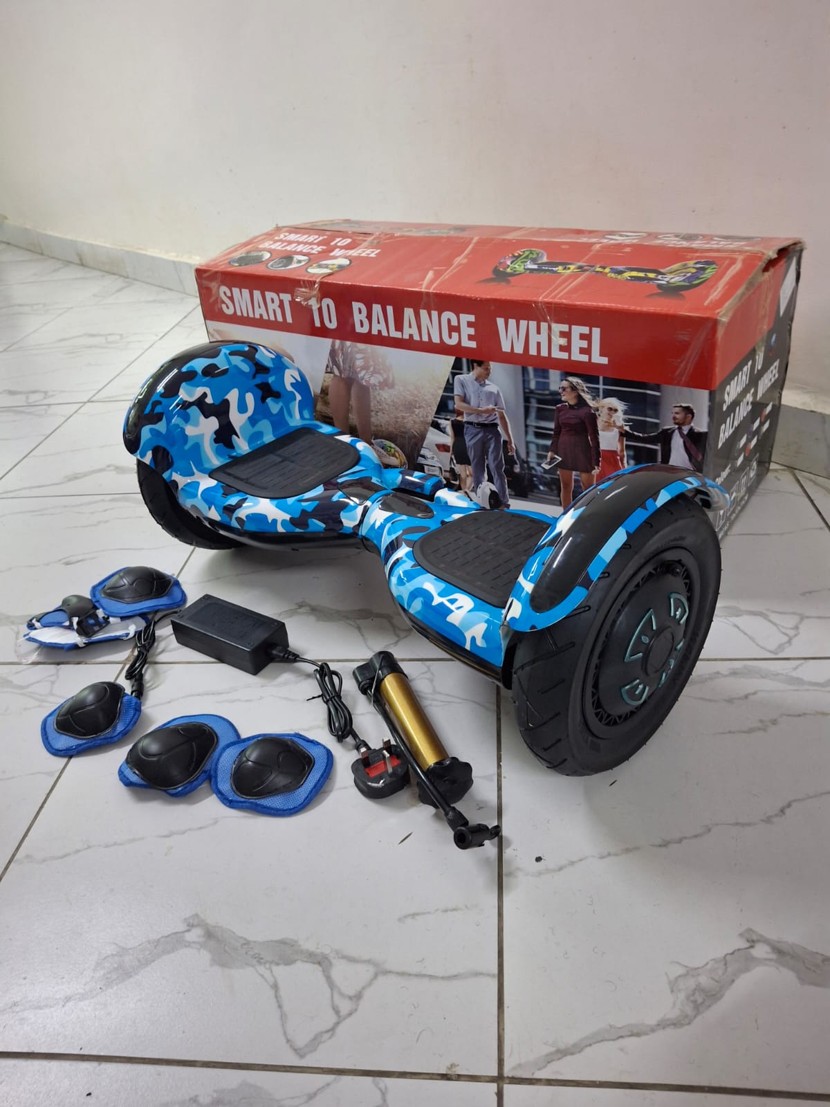 10 inches off road hoverboard/ balance wheel with a pump