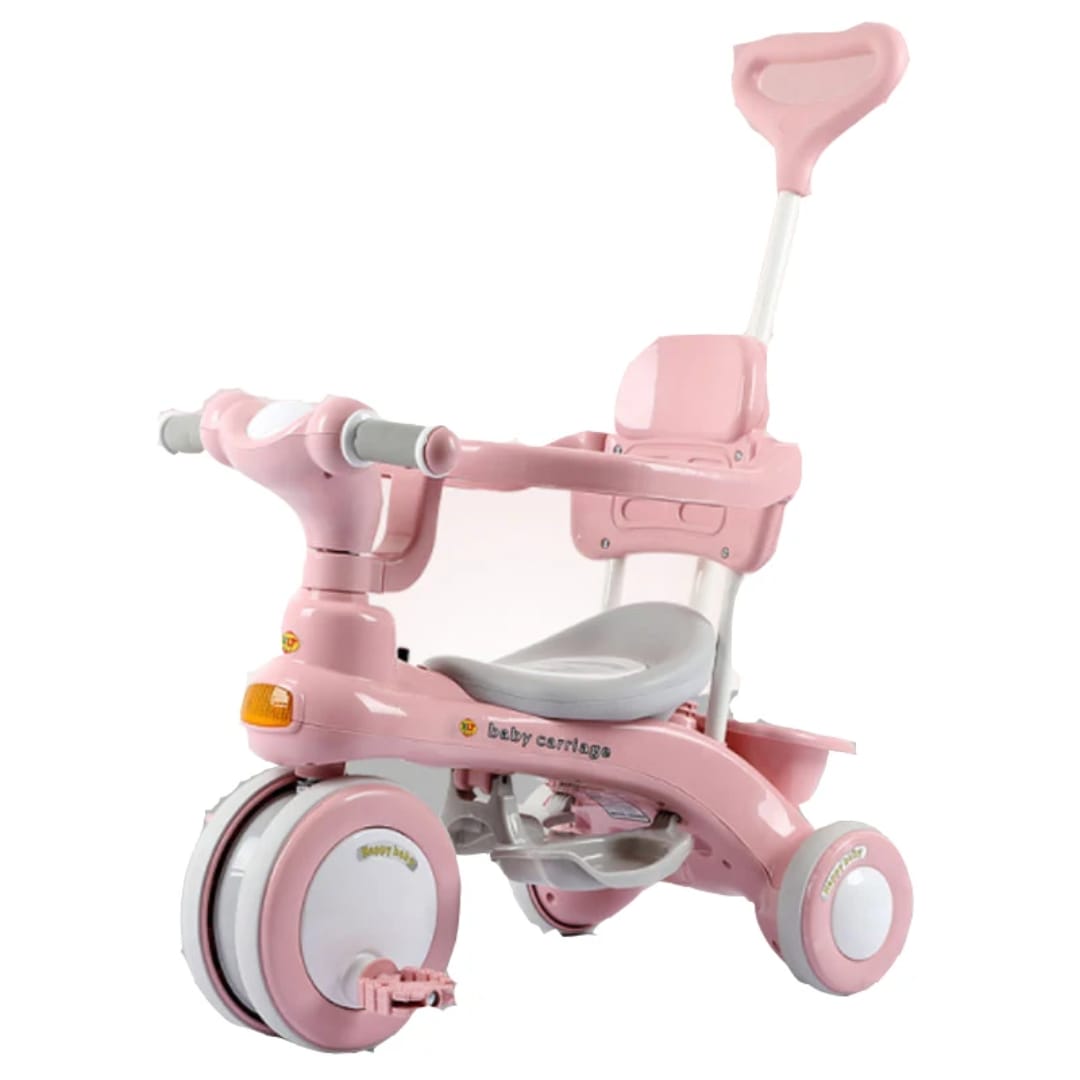 XLT push handle tricycle with side bars and head rest