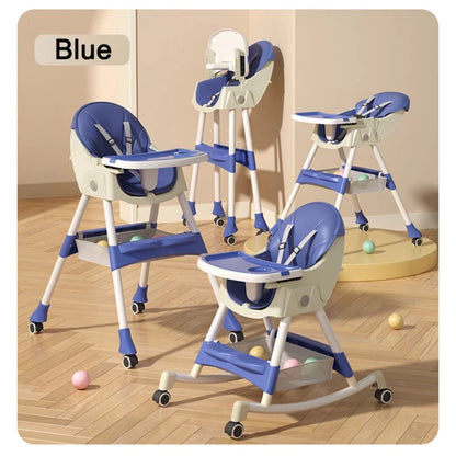 Convertible Feeding Chair – High Chair, Low Chair & Rocking Chair